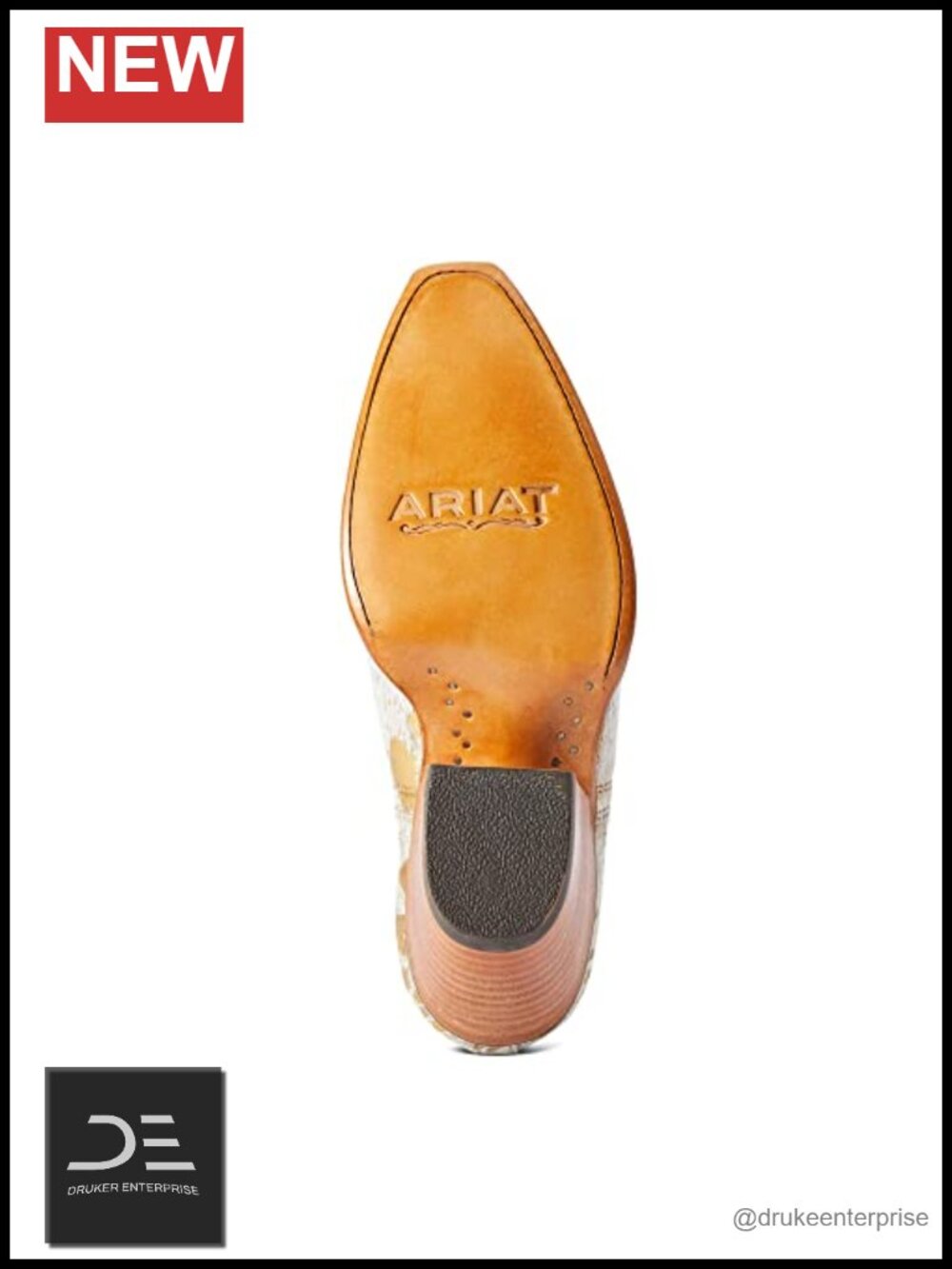 Ankle Boot with Slip On and Block Heel in Faux Leather - Picture 3 of 4